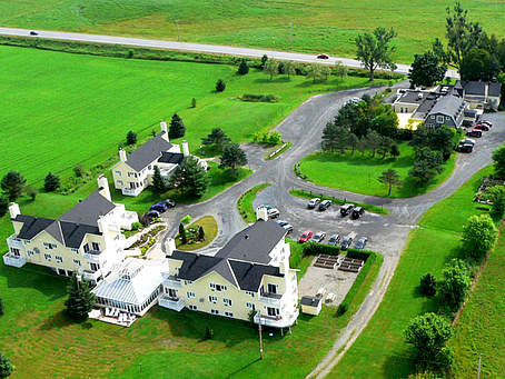 Auberge & Spa West Brome - Vue aérienne