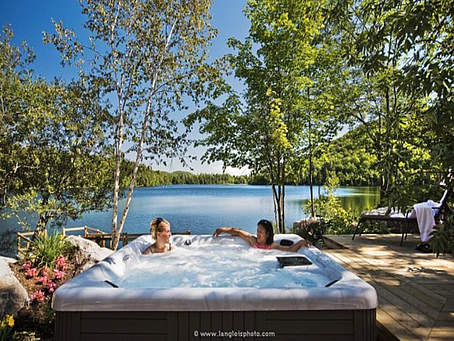 Auberge du Lac Morency - Spa extérieur