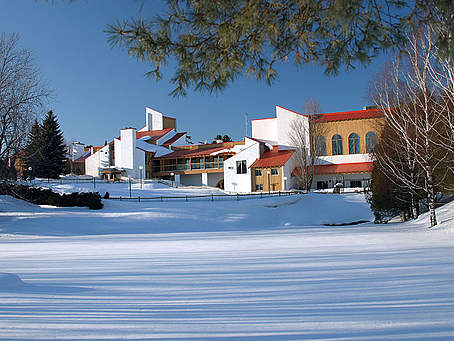 Hôtel Chéribourg, Orford - Extérieur hiver