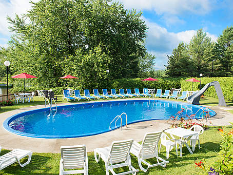 Hôtel Chéribourg, Orford - Piscine extérieure