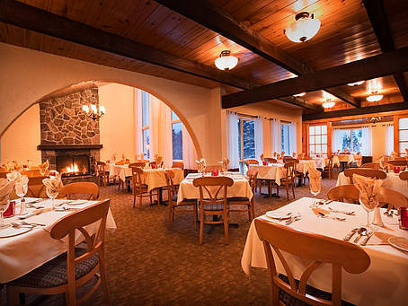 Hôtel Chéribourg, Orford - Salle à manger