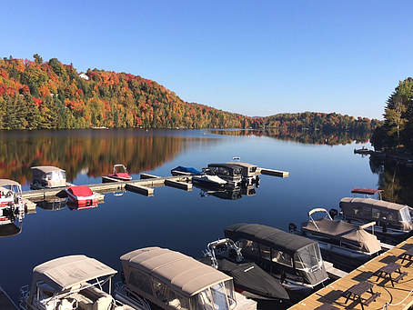 Le Viking Resort & Marina - Marina automne