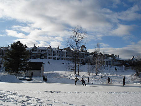 Manoir des Sables, Orford - Patinoire, hockey